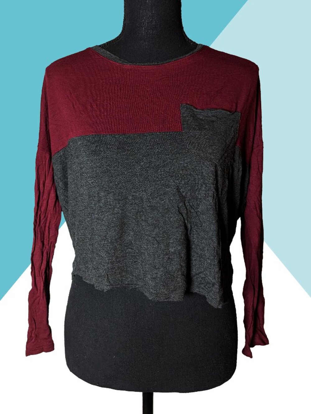 LunaChix Color Block Long Sleeve Shirt